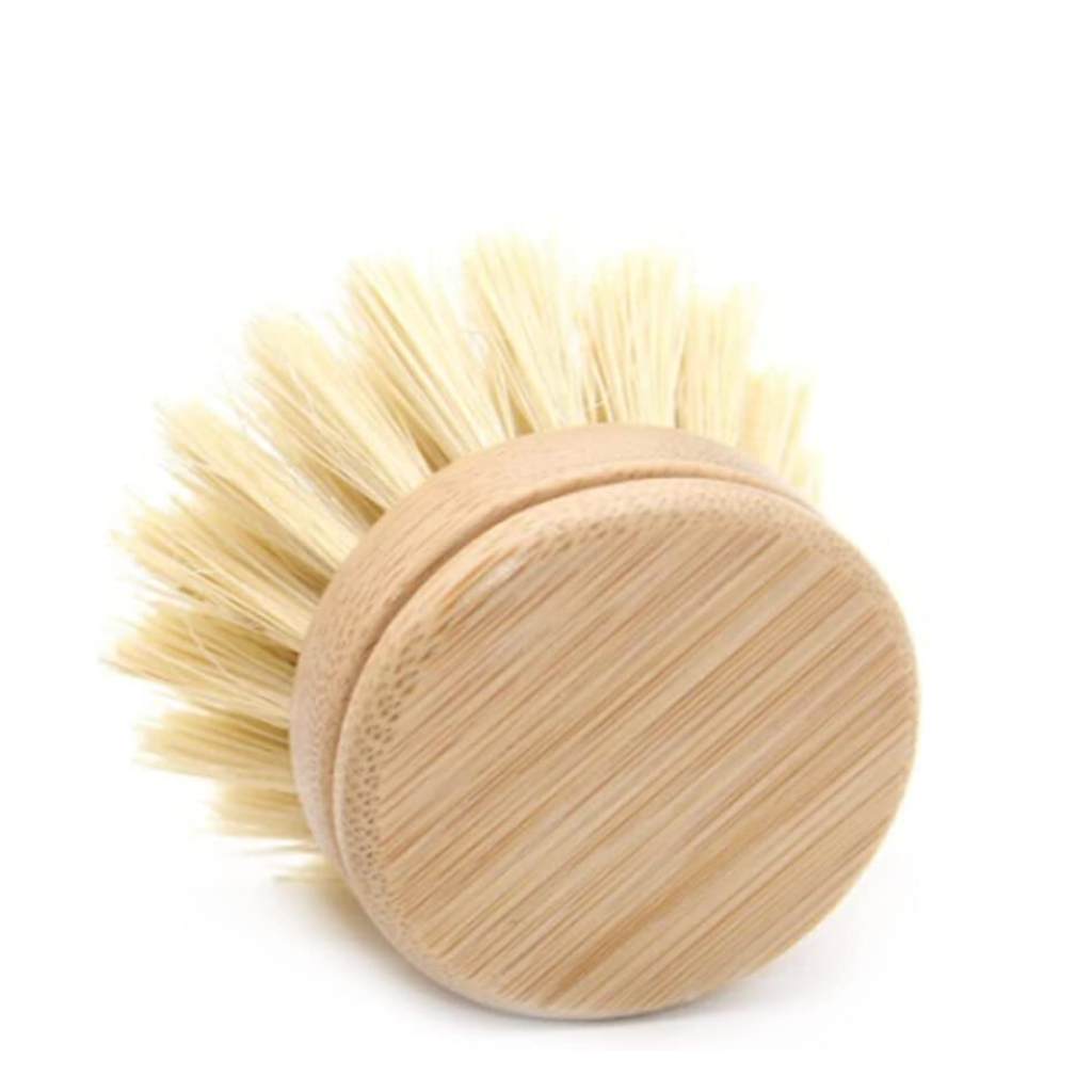 Bamboo Dish Brush Set | Eco-friendly Washing Up Brushes: Bamboo Dish Brush Set (FULL SET)