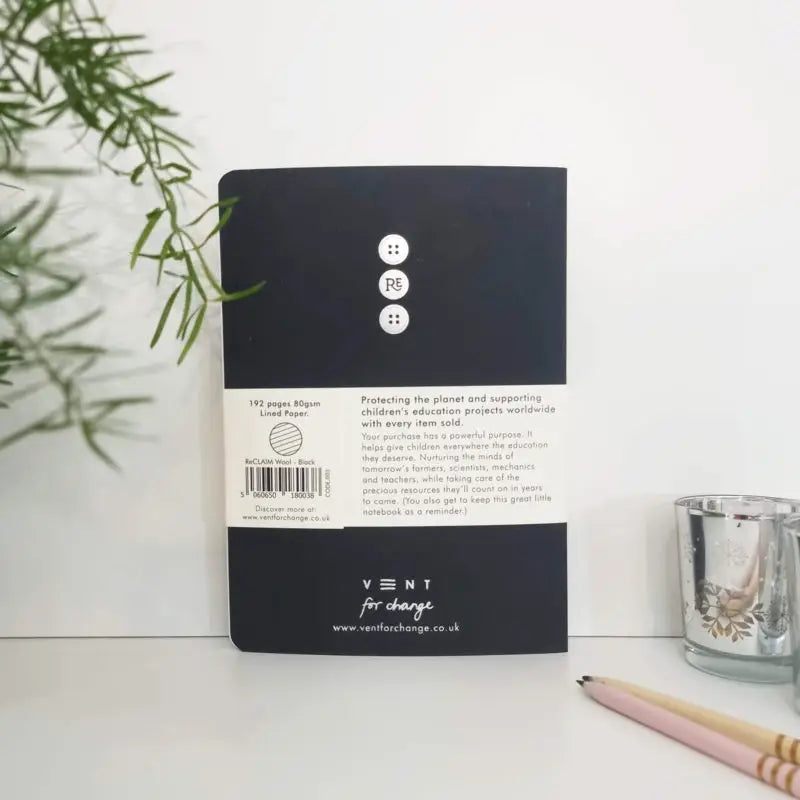 Notebook A5 Reclaim - Wool Black