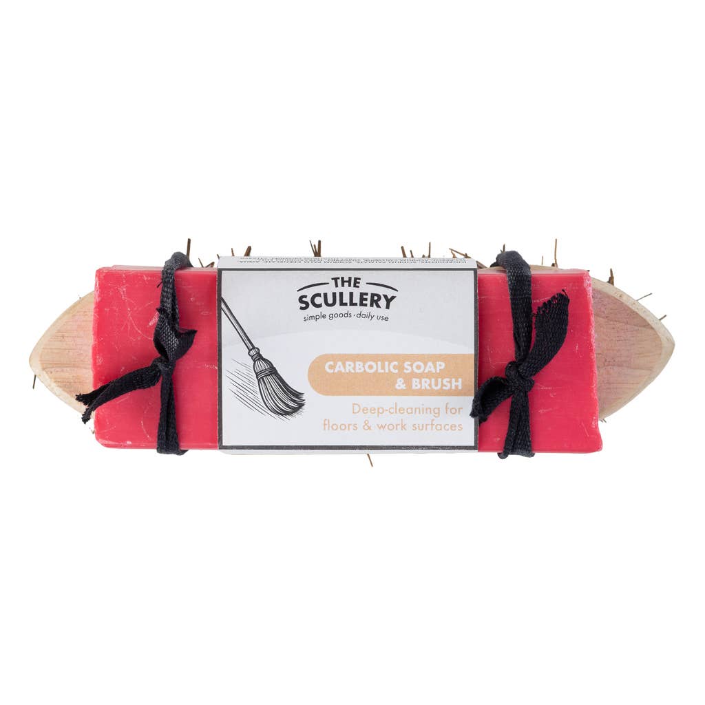 THE SCULLERY - 450G CARBOLIC SOAP & BRUSH