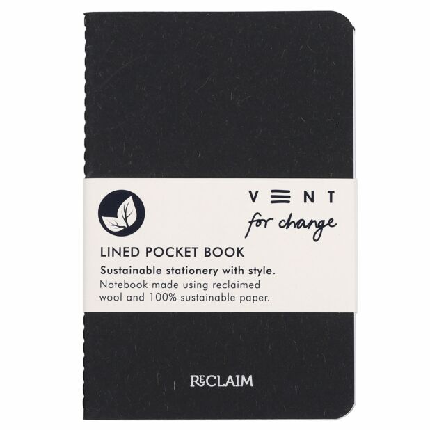 Notebook A6 Reclaim – Black Wool
