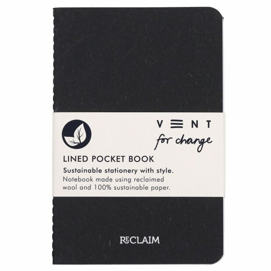 Notebook A6 Reclaim – Black Wool
