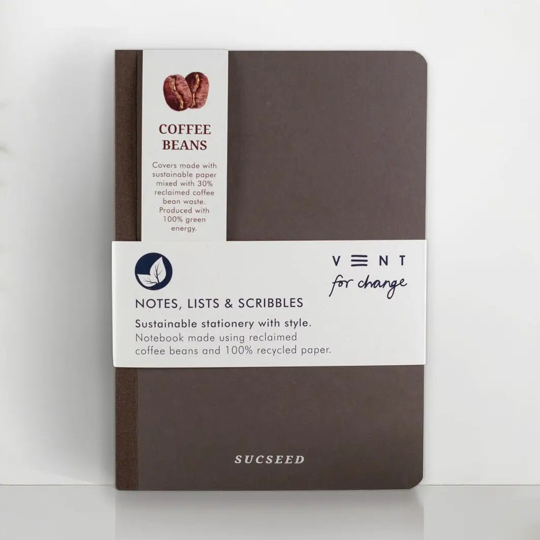 Notebook A6 Recycled - Sucseed Coffee Bean