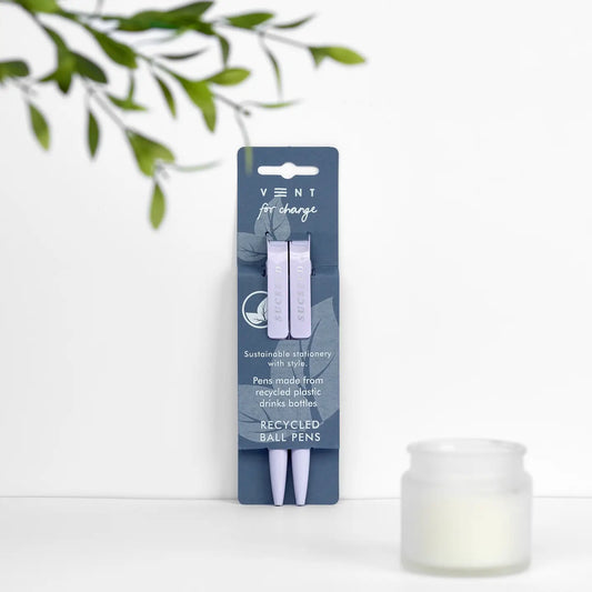 Pens Recycled Drinks Bottle - Sucseed Lavender