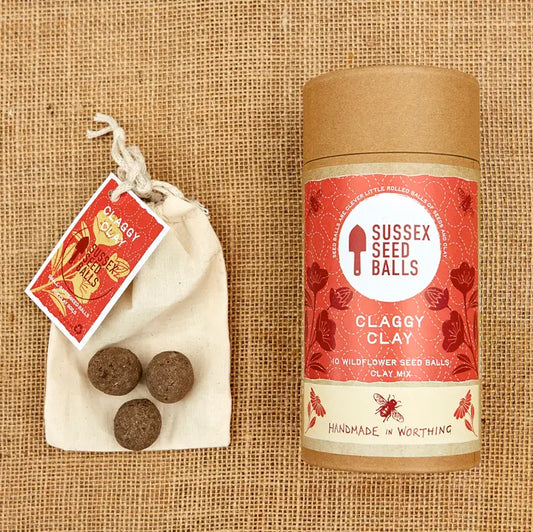 Tube of 10 Clay-Suited Seed Balls