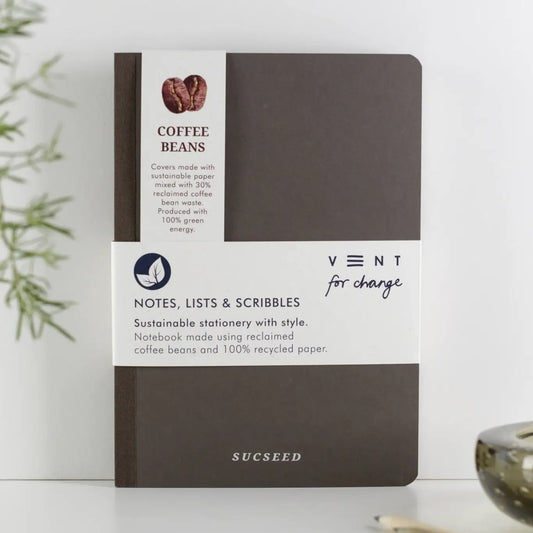 Notebook A5 Recycled - Sucseed Coffee Bean