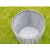 Set of 3 Round Tubs / Planters (Dolly Tub Style)