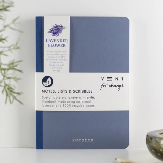 Notebook A5 Recycled - Sucseed Lavender