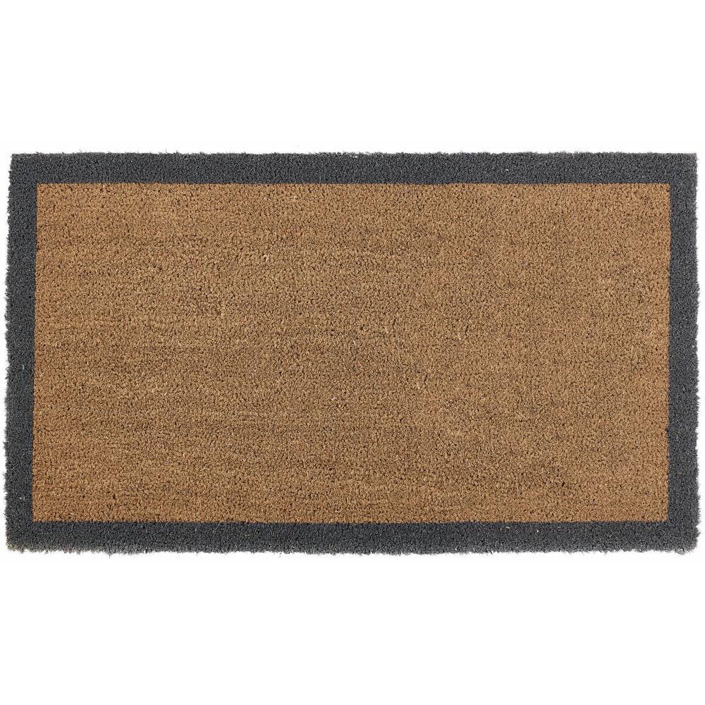 My Mat Coir - Grey Border: 45x75