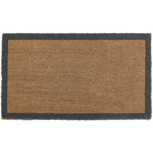 My Mat Coir - Grey Border: 45x75