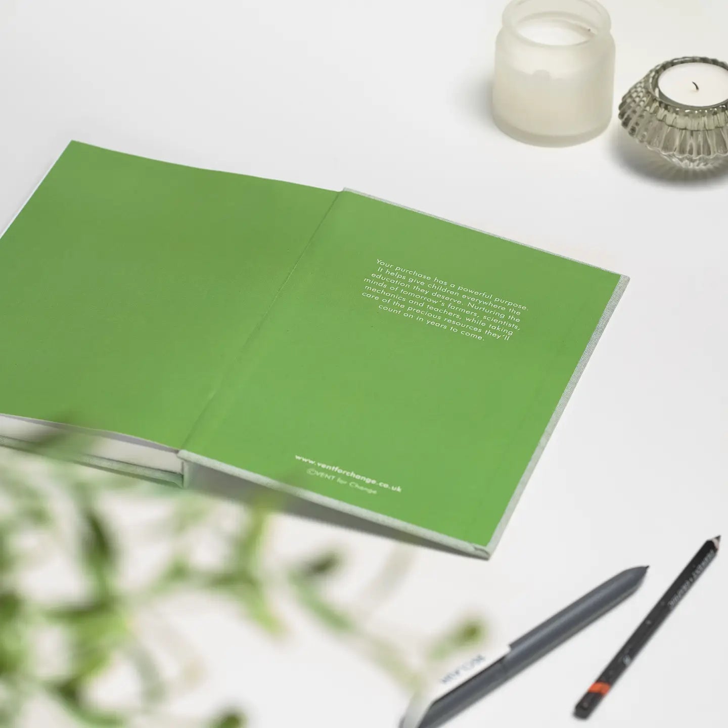 Notebook A5 Recycled Ocean Waste - Algae