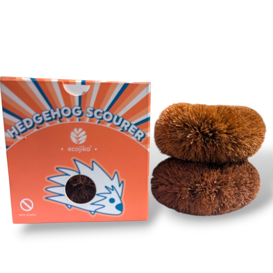 Hedgehog Coconut Scourers (2 pck) | Washing Up Scourers