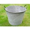 Set of 5 Galvanised Planters - XS to XL