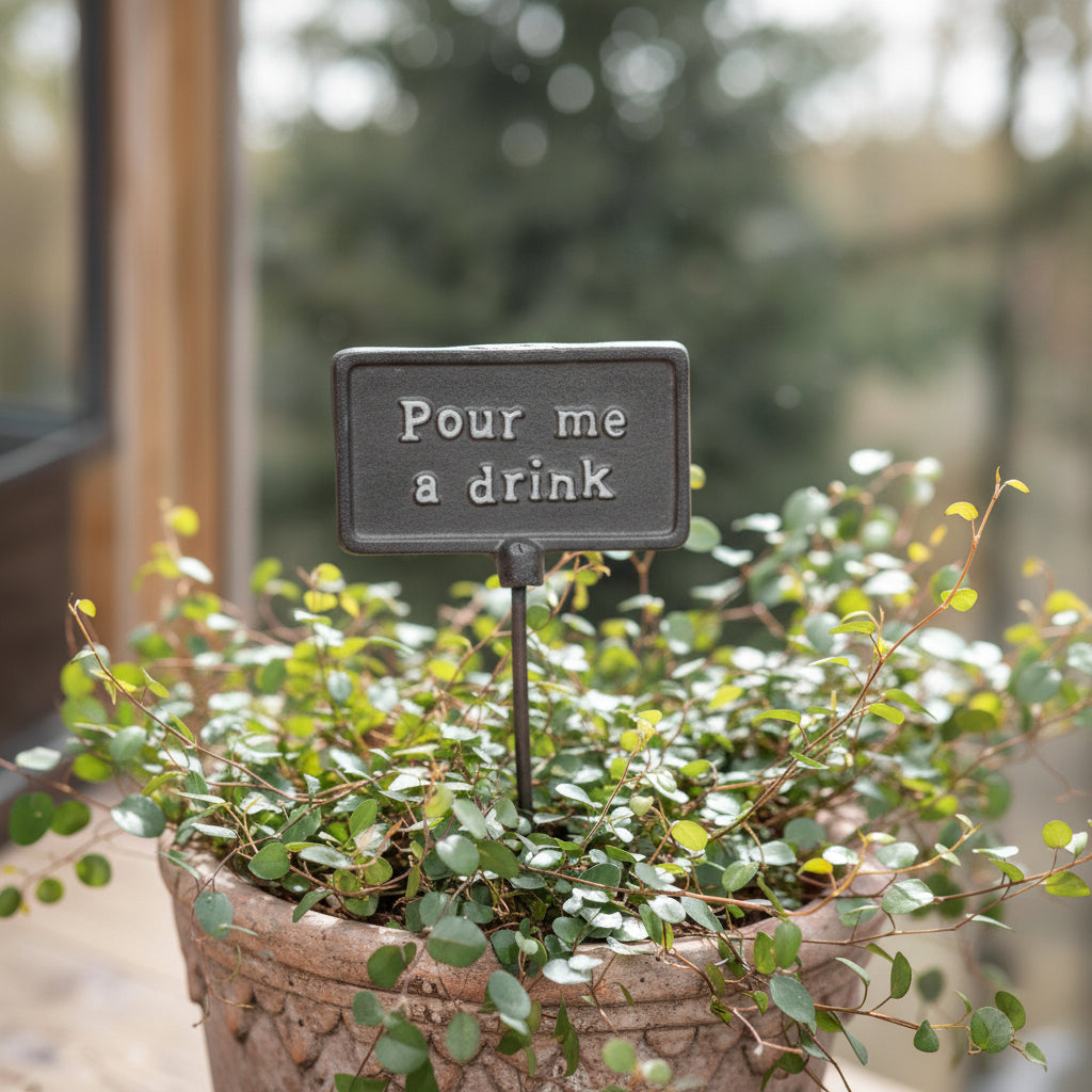 Plant Sign - High Maintenance - Dark Edition
