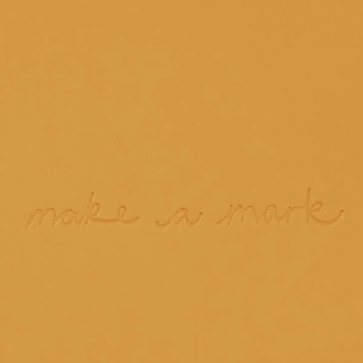 Notebook A5 Recycled Leather Lined Paper - Yellow