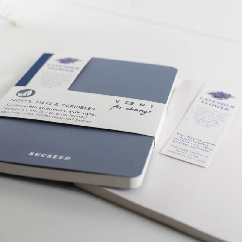 Notebook A5 Recycled - Sucseed Lavender