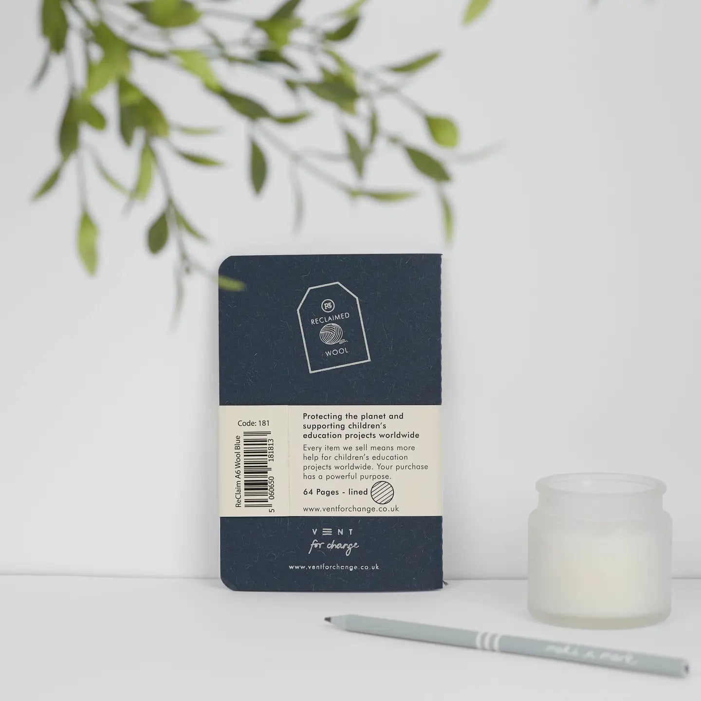 Notebook A6 Reclaim – Blue Wool