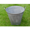 Twin Handled Galvanised Planter / Pot