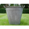 Twin Handled Galvanised Planter / Pot