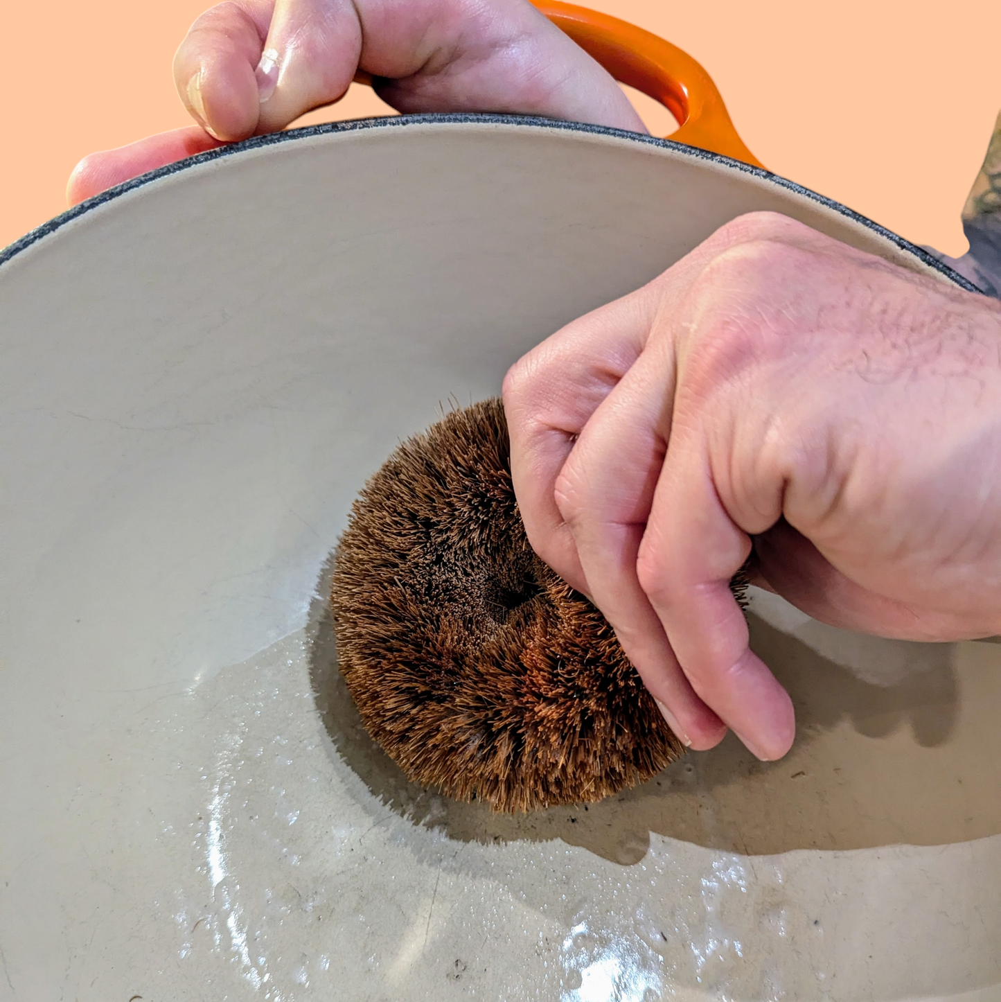 Hedgehog Coconut Scourers (2 pck) | Washing Up Scourers