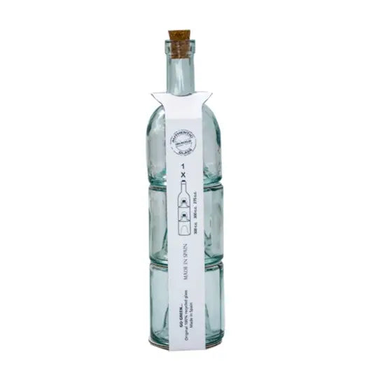 Recycled Glass Authentic Stacking Oil / Vinegar / Dressing Bottles