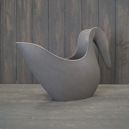 Earthy Anthracite Bamboo Watering Jug - Large