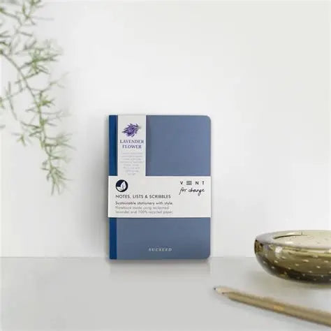 Notebook A6 Recycled - Sucseed Lavender