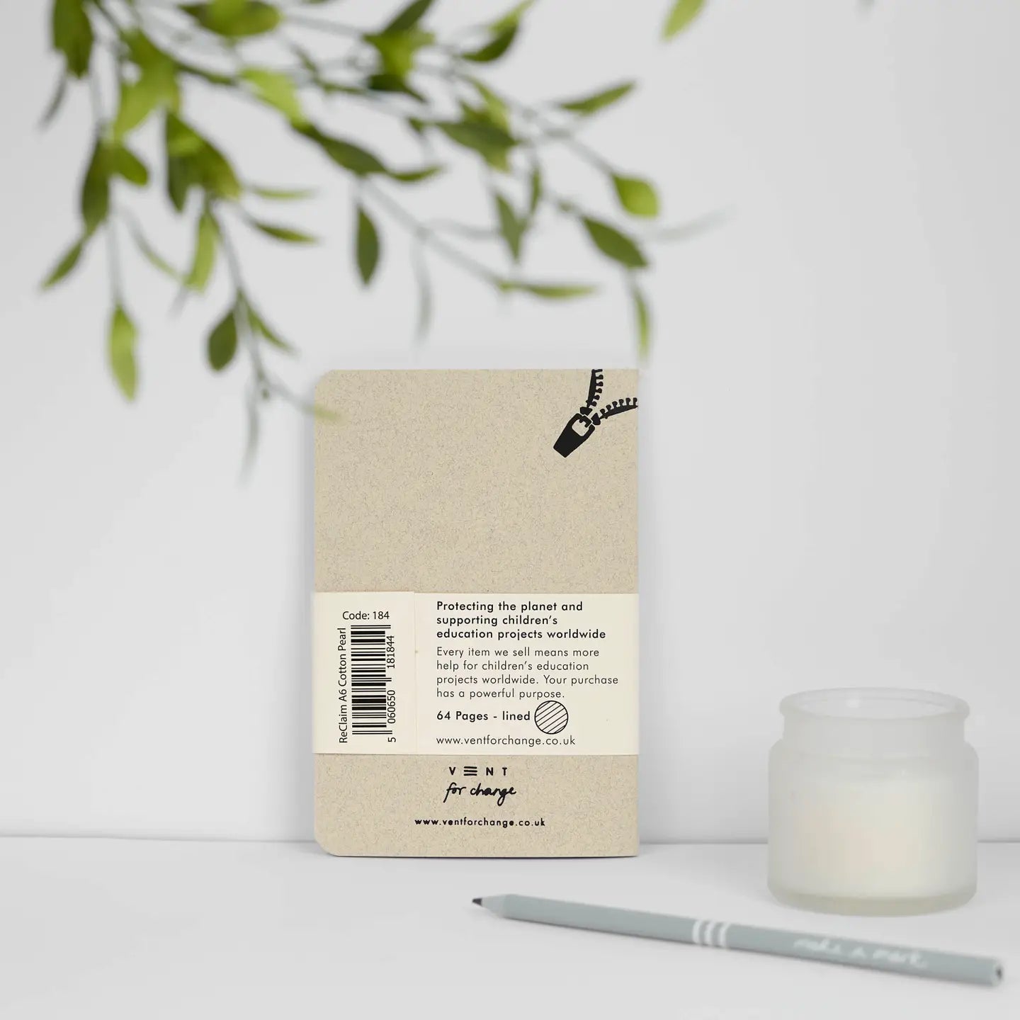 Notebook A6 Reclaim – Cotton Pearl