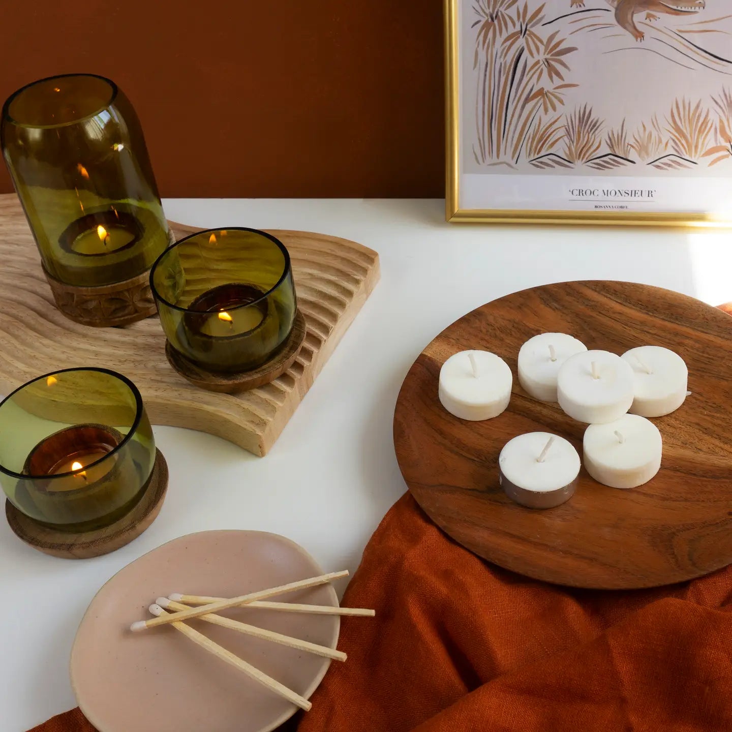 Cinnamon Spice Soy Wax Refillable Tealights