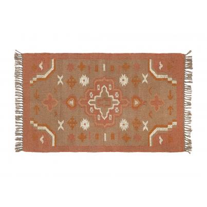 Kilim Flatweave Collection - Rug 150cm x 90cm - Orange